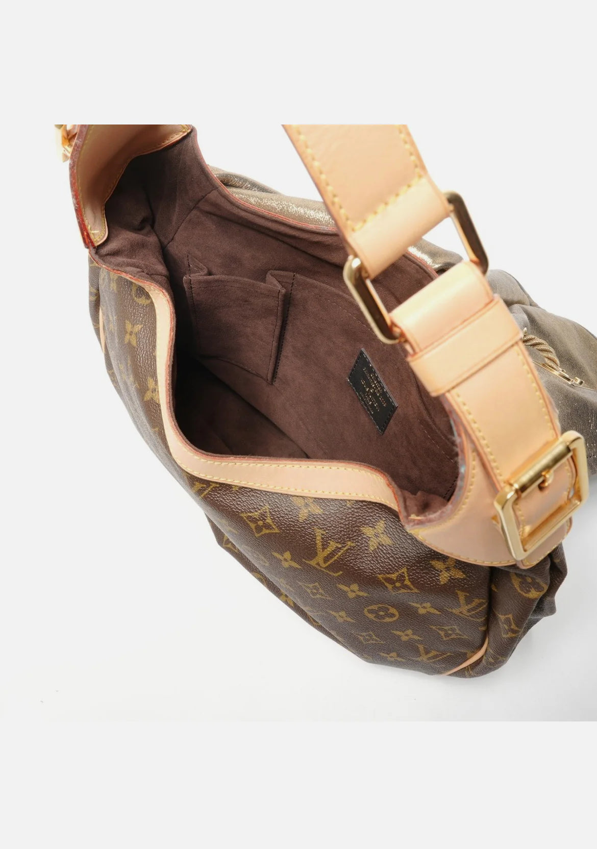 LOUIS VUITTON 2009 Kalahari GM Monogram Shoulder Bag Brown