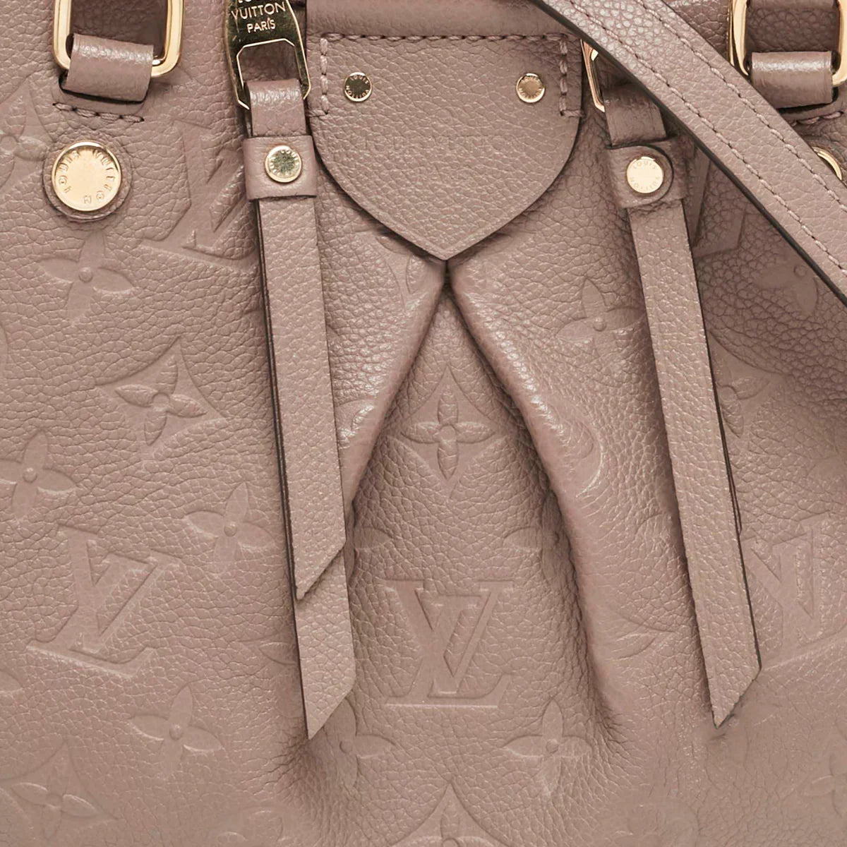 Louis Vuitton Beige Monogram Empreinte Leather Mazarine PM Bag