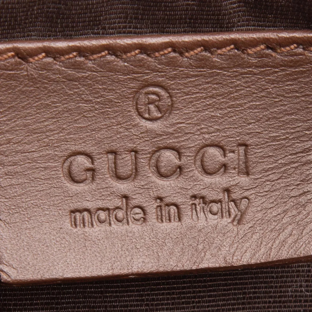 Gucci Brown GG Canvas Boat Pochette