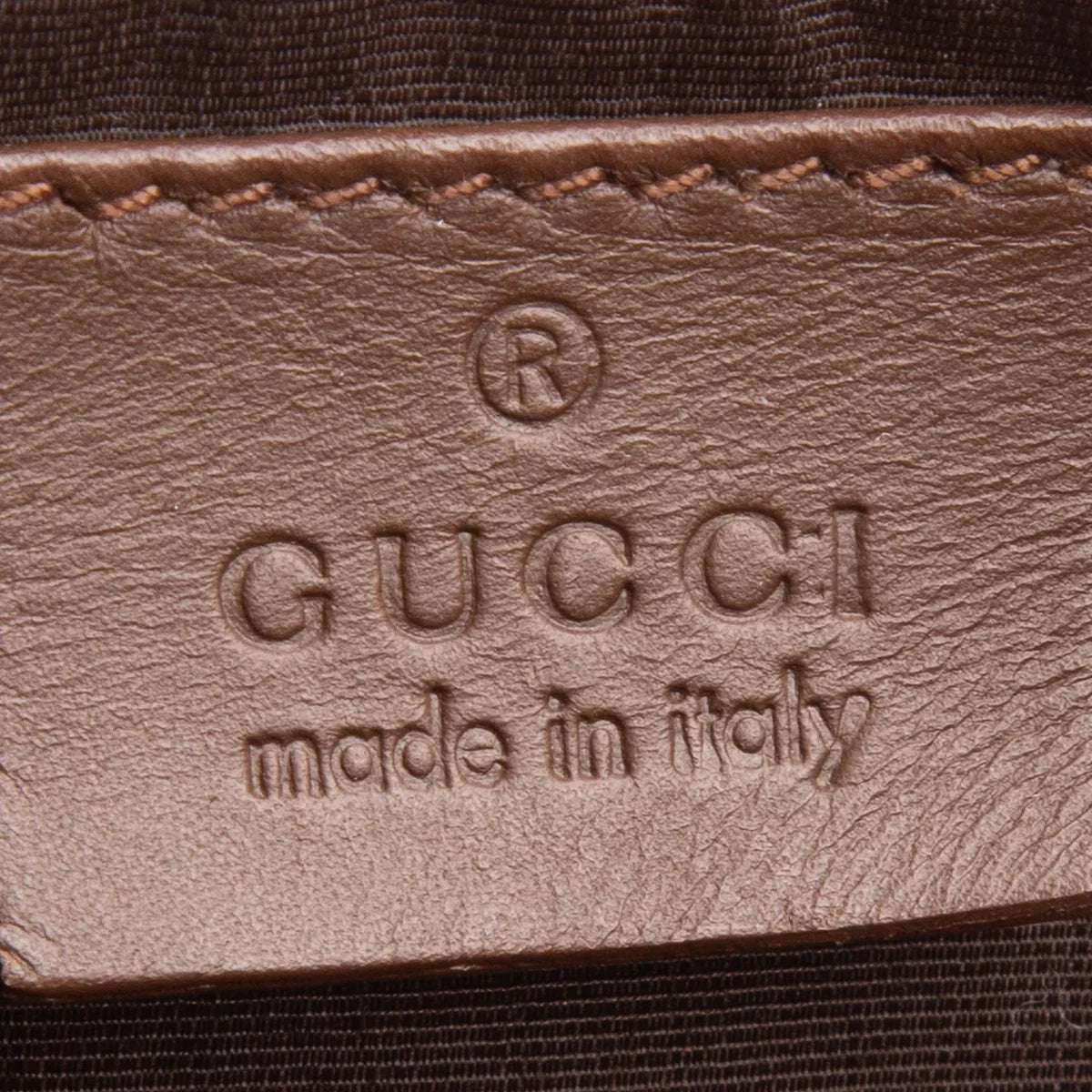Gucci Brown GG Canvas Boat Pochette