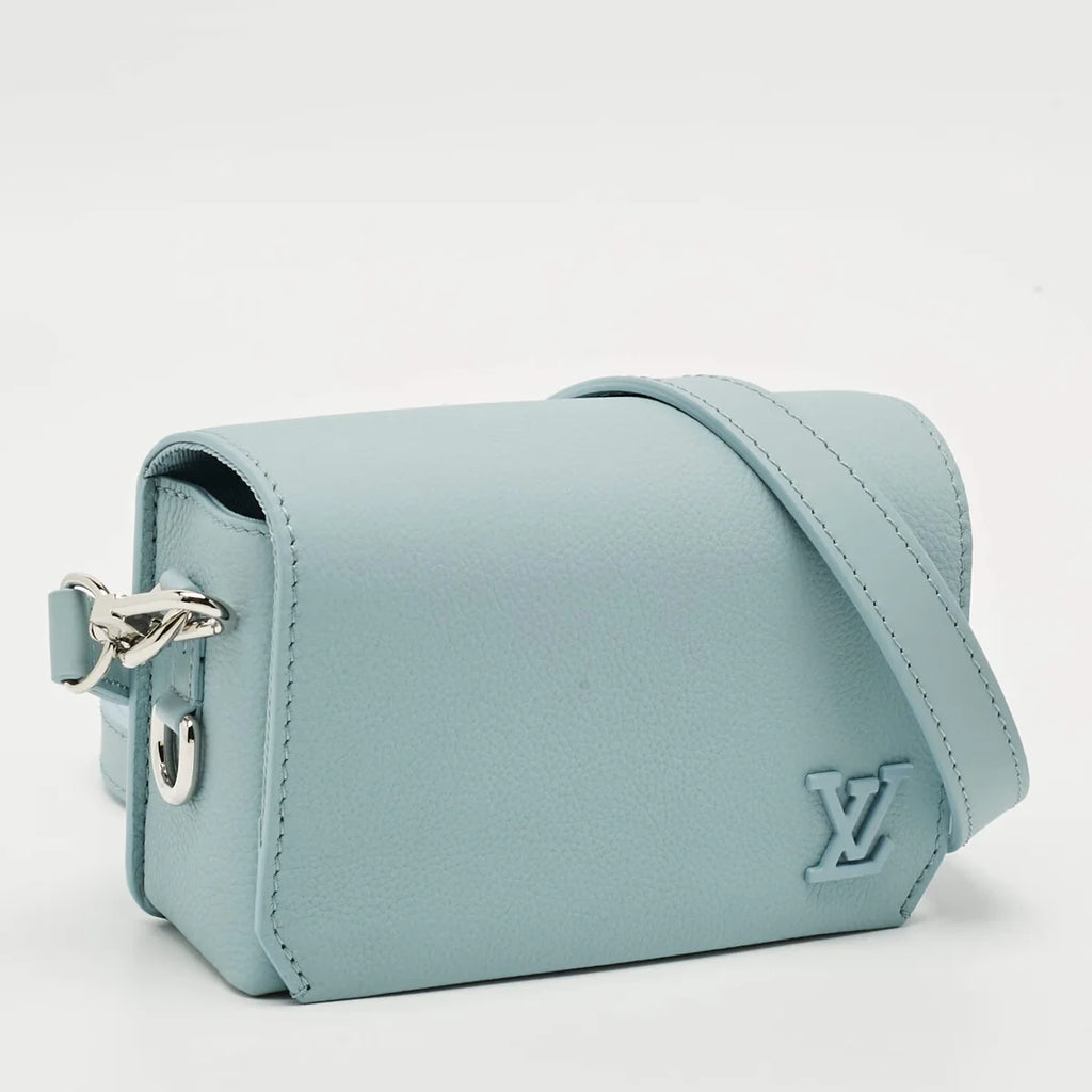 Louis Vuitton Fastline Blue Aerogram Leather Wearable Wallet Bag