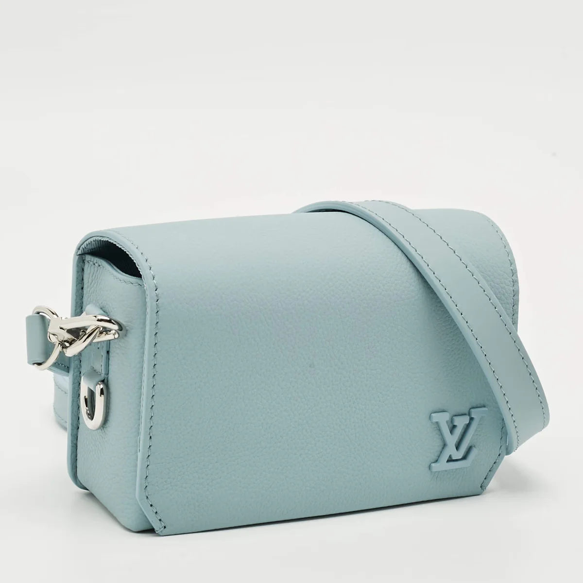 Louis Vuitton Fastline Blue Aerogram Leather Wearable Wallet Bag
