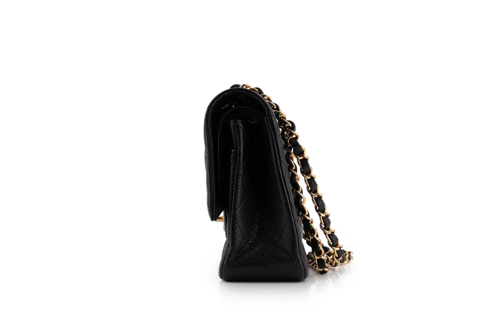 Chanel Classic Medium Double Flap Caviar Black GHW