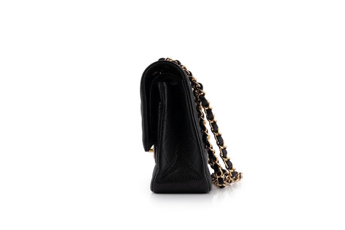 Chanel Classic Medium Double Flap Caviar Black GHW