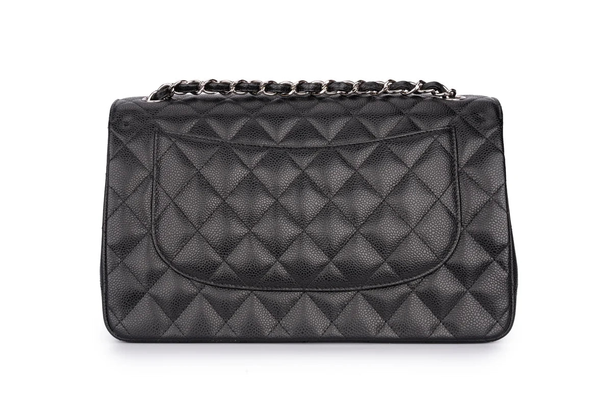 Chanel Jumbo Classic Flap Caviar Black SHW
