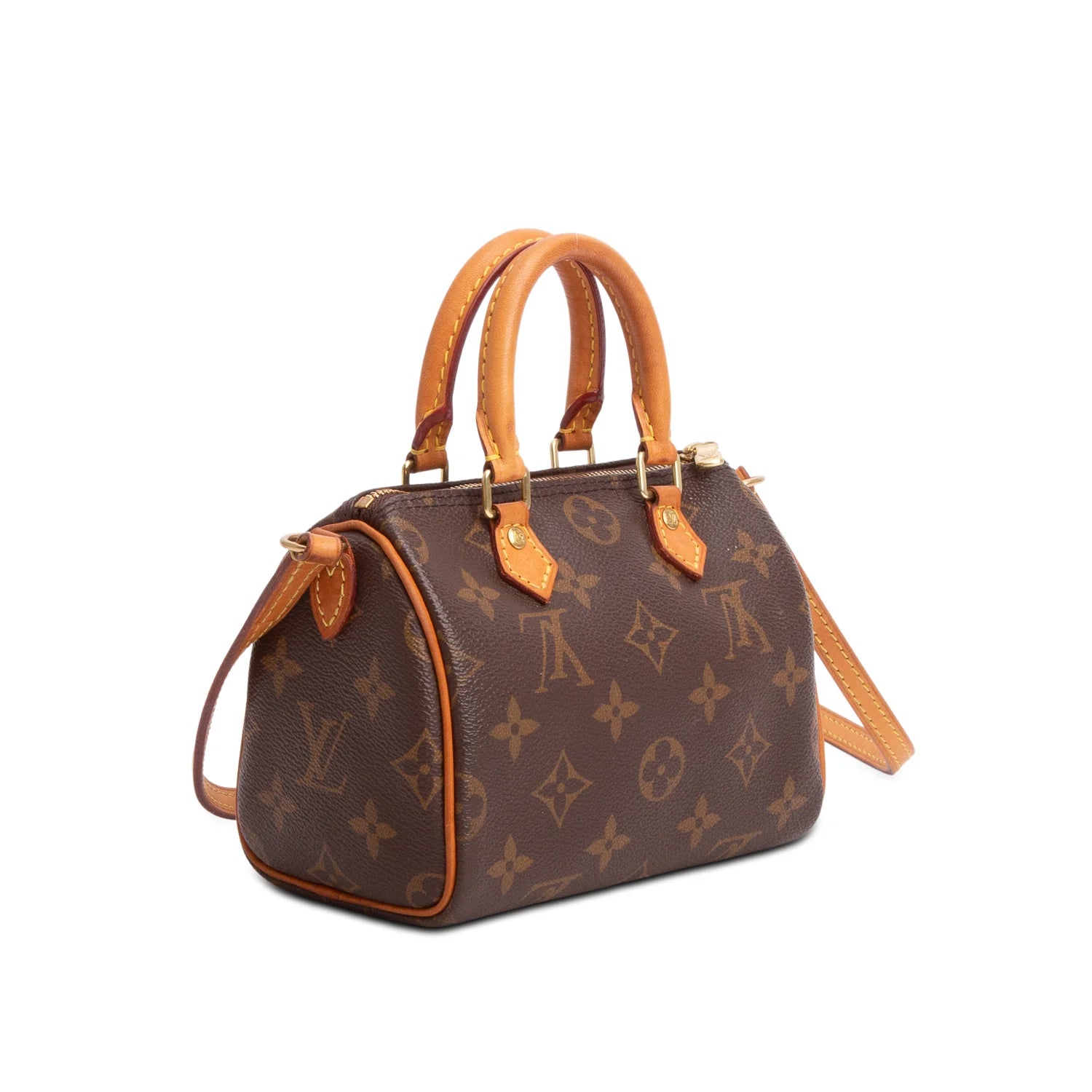 Louis Vuitton Monogram Nano Speedy Bandouliere