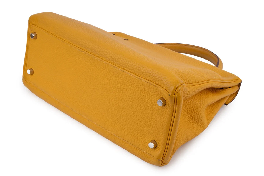 Hermès Kelly 32 Togo Soleil PHW