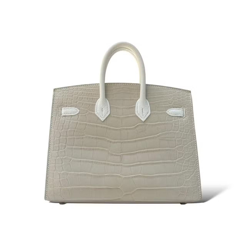Hermes Birkin 20 Faubourg Sous La Neige Croco/Togo PHW