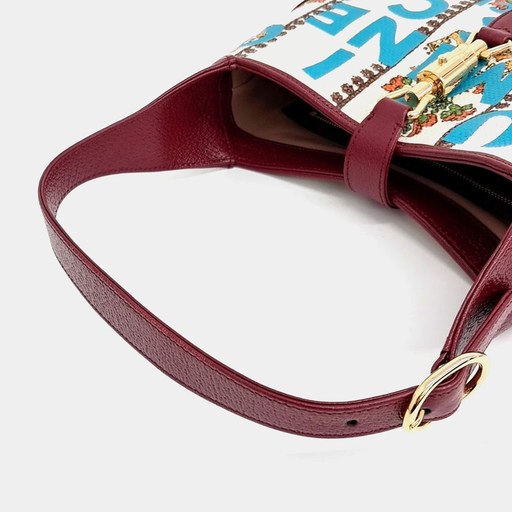 Gucci Multicolor Leather Jackie 1961 Small Hobo Bag