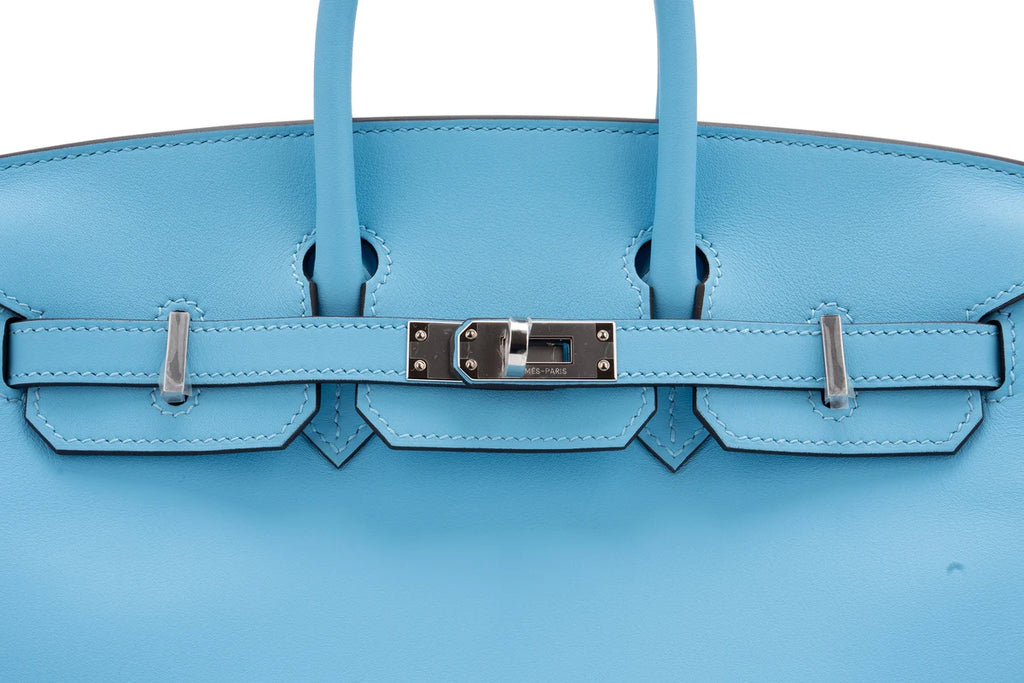 Hermès Birkin 25 Swift Blue Celeste PHW