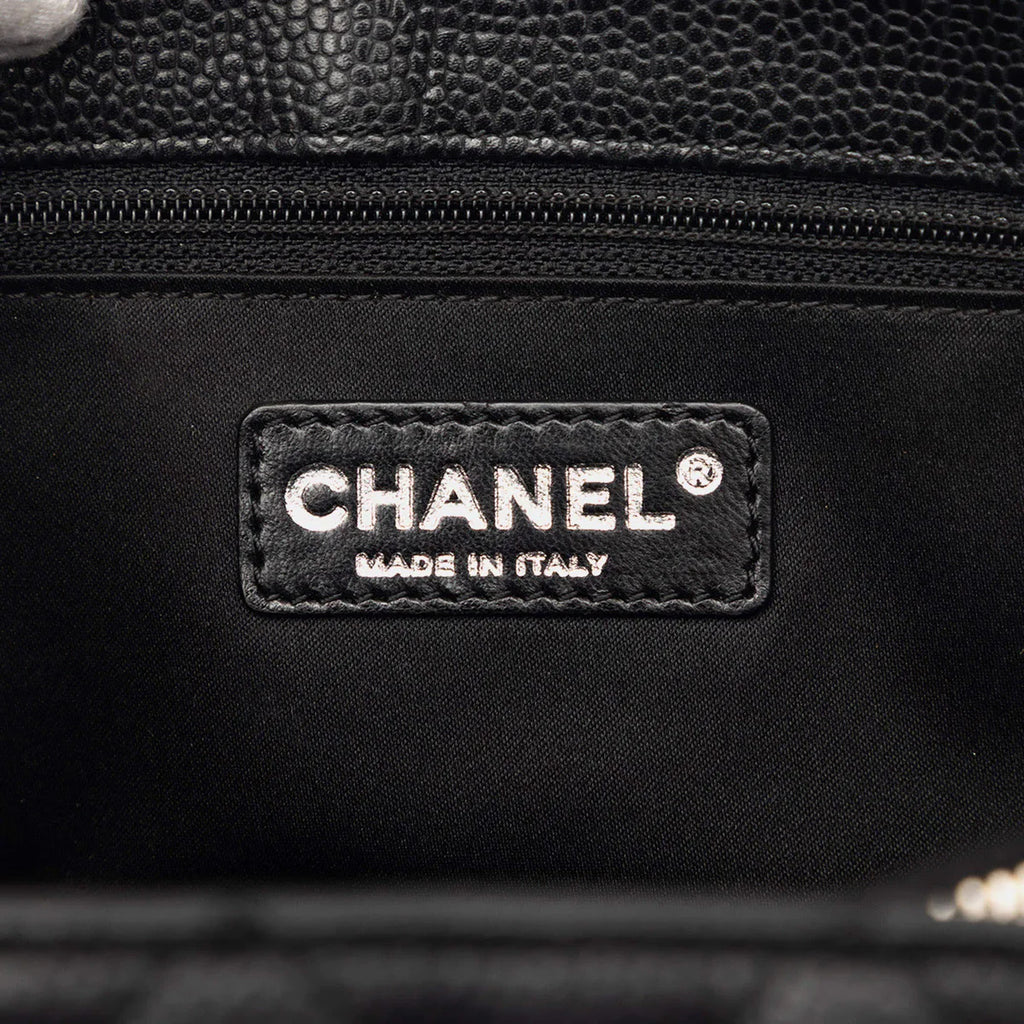 Chanel Black Caviar Grand Shopping Tote