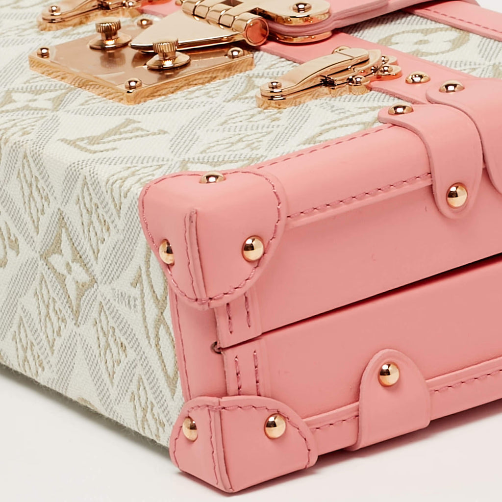 Louis Vuitton Petite Mallee Pink Since 1854 Jacquard Clutch
