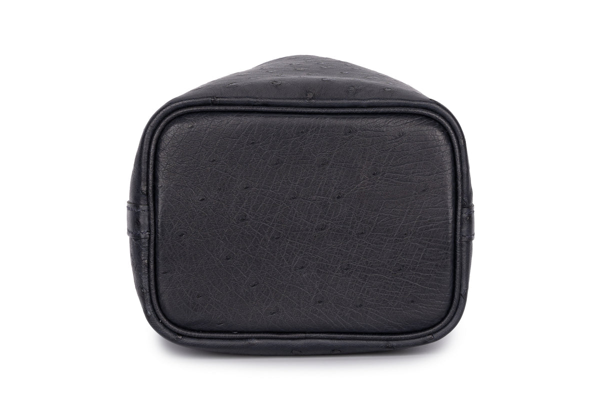 Hermès Micro Picotin Ostrich Caban PHW