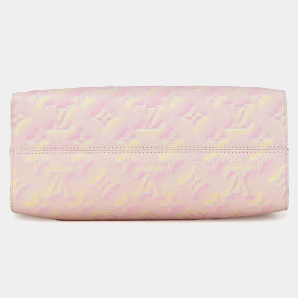 Louis Vuitton Pink Monogram Empreinte Summer Stardust OnTheGo PM Tote Bag