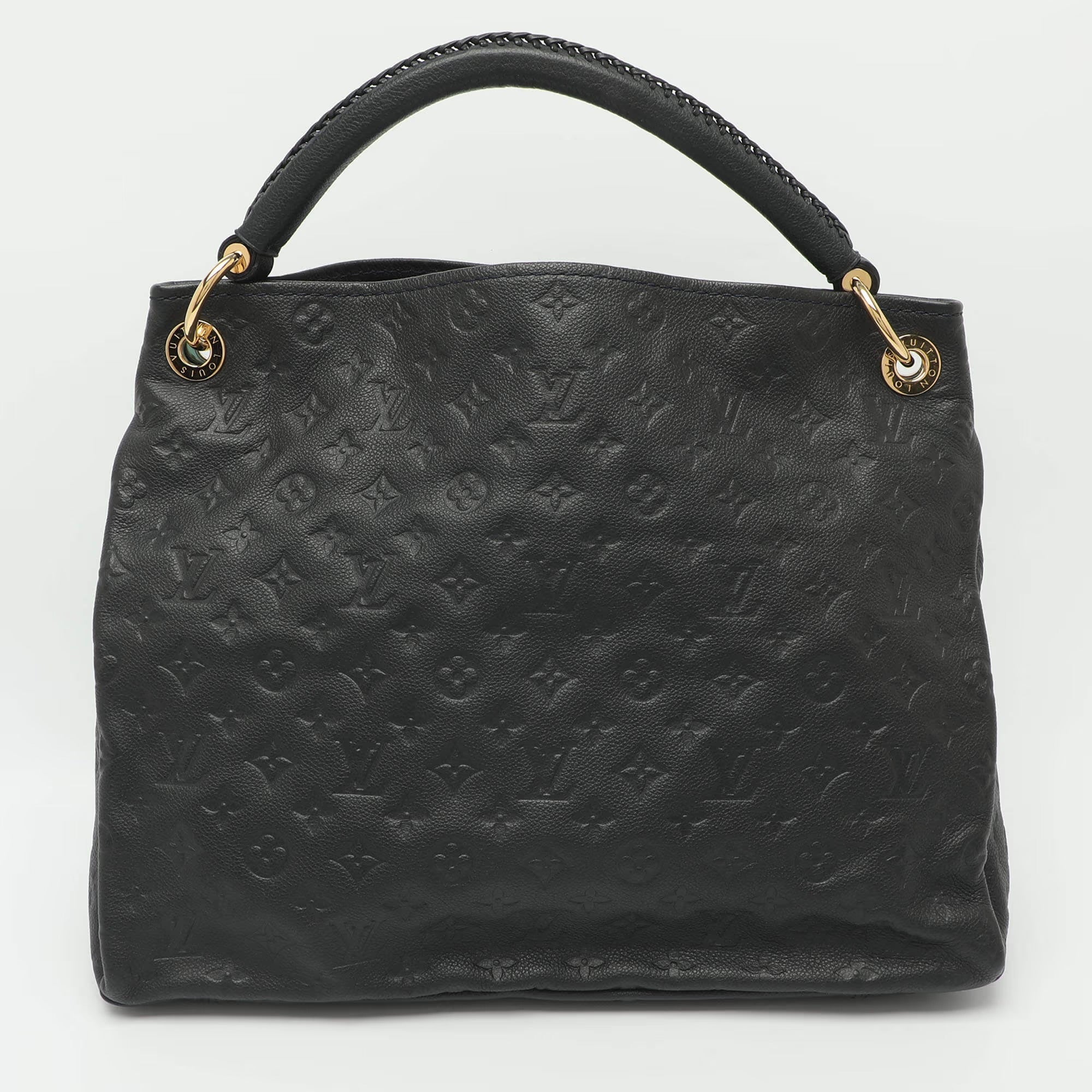 Louis Vuitton Artsy MM Bleu Infini Empreinte Leather Bag