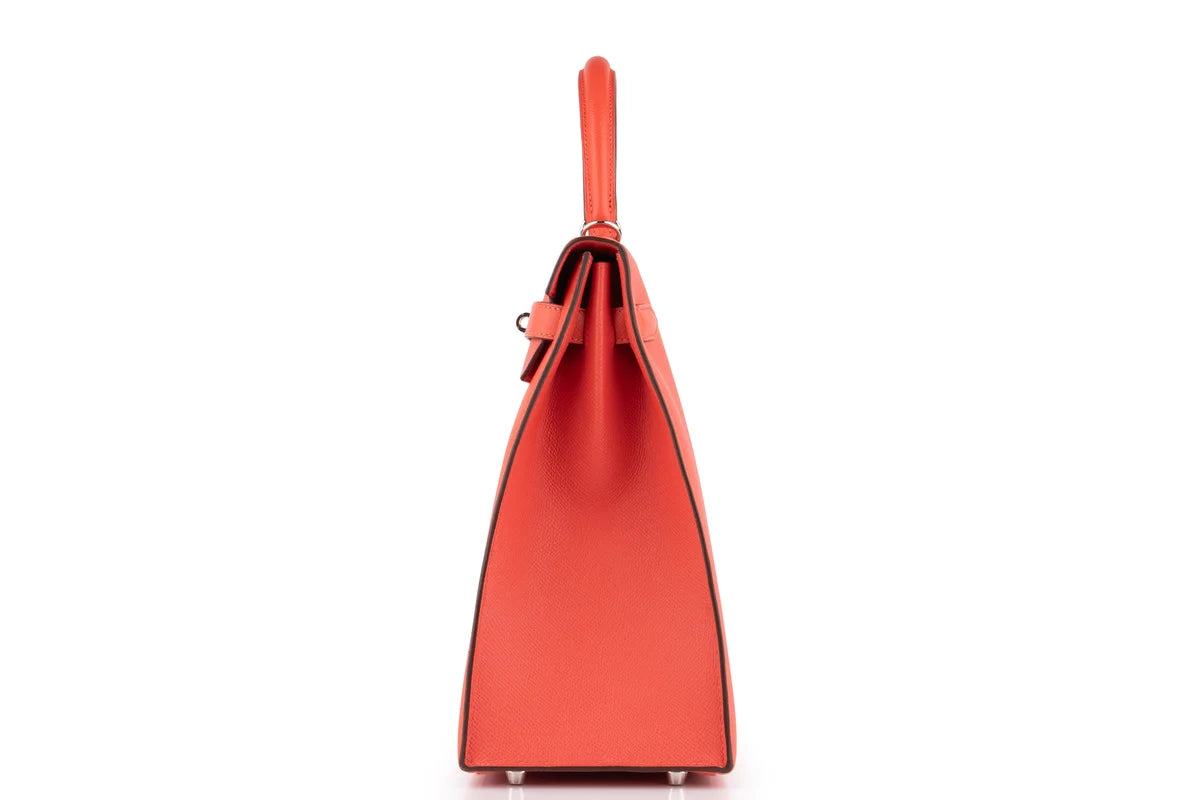 Hermès Kelly 35 Epsom Rose Jaipur PHW