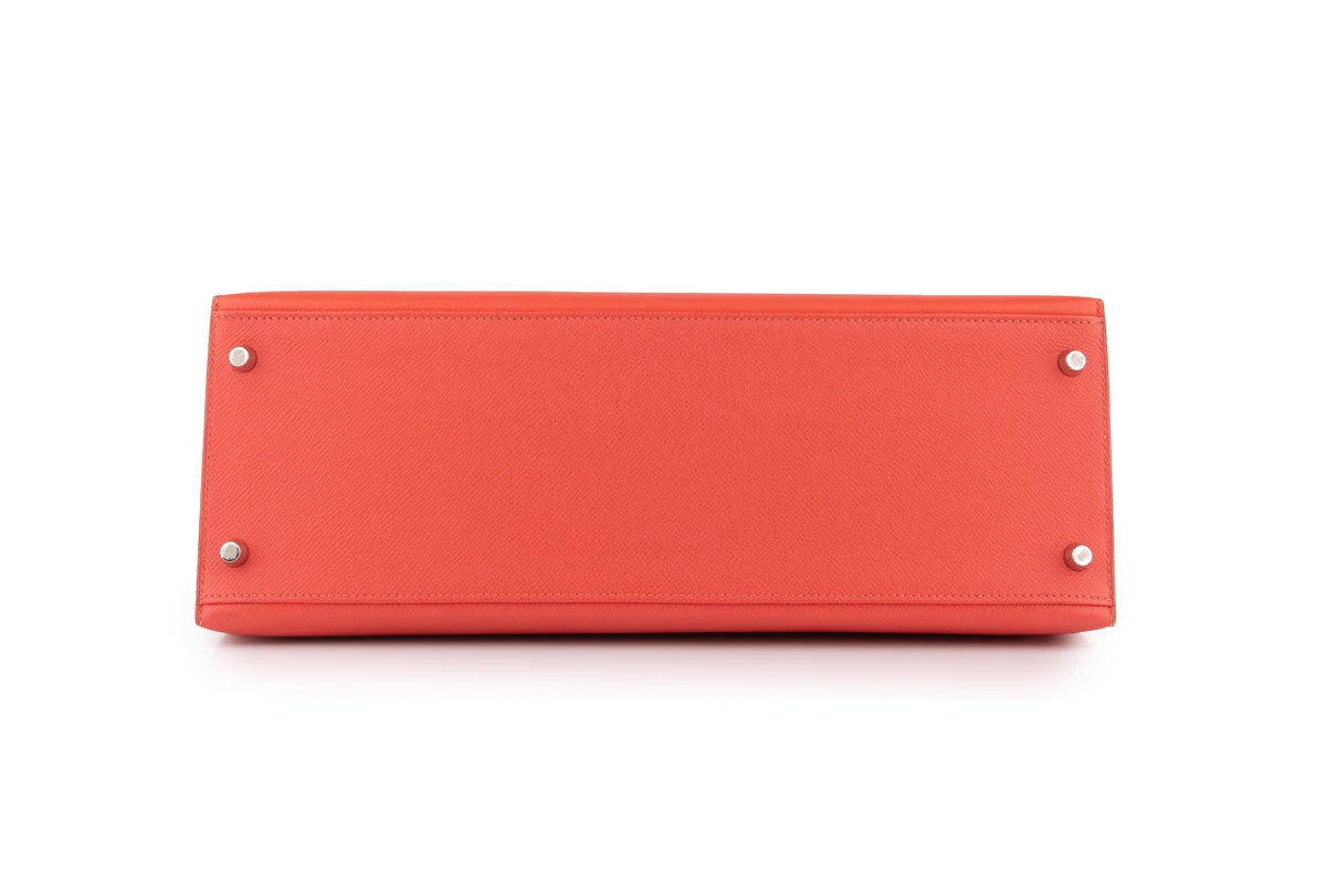 Hermès Kelly 35 Epsom Rose Jaipur PHW