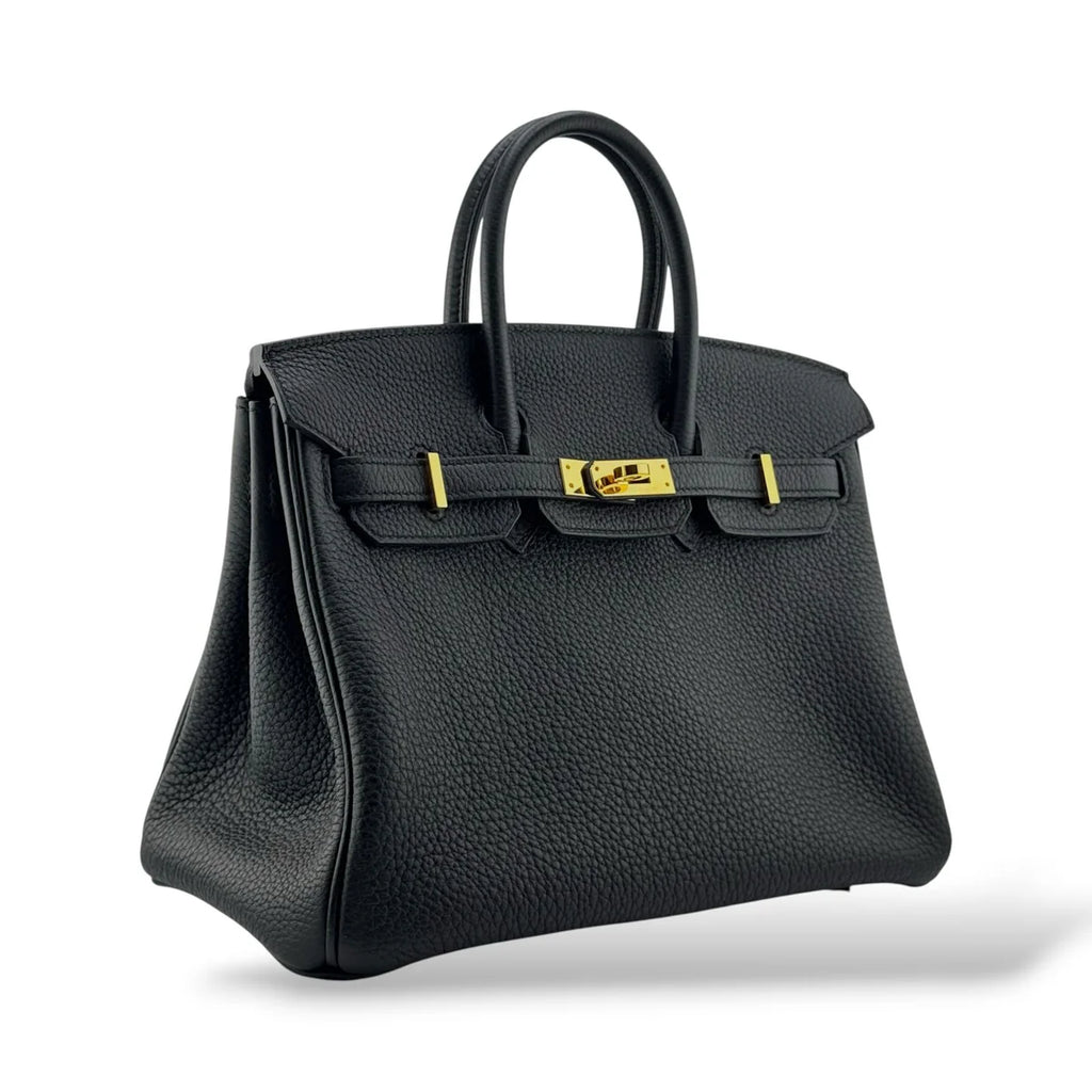 Hermes Birkin 25 Black Togo GHW