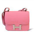 Hermes Constance 24 Rose Confetti PHW