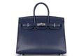 Hermès Birkin 25 Sellier Chevre Blue Sapphire PHW
