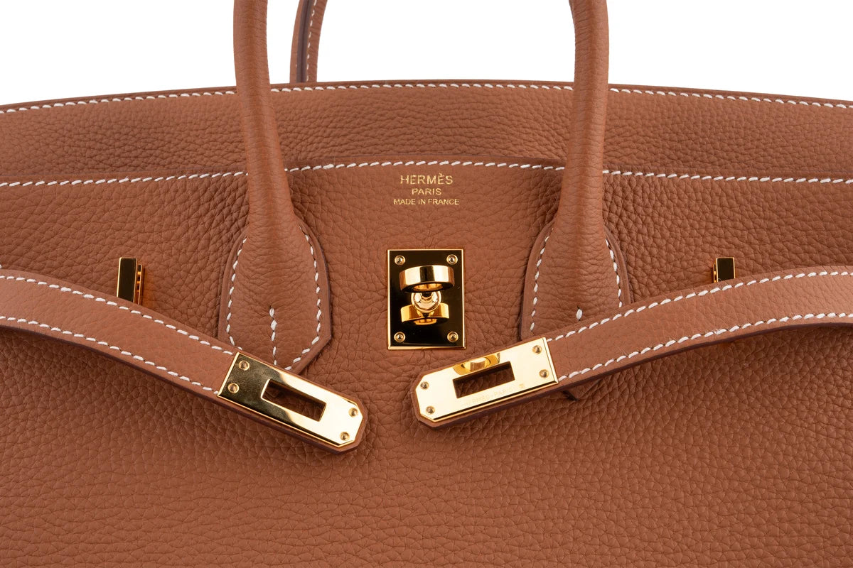 Hermès Birkin 25 Togo Gold GHW