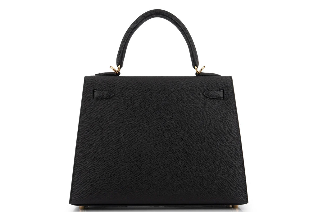 Hermès Kelly 25 Epsom Noir GHW