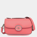 Gucci Double G Leather Shoulder Bag Pink