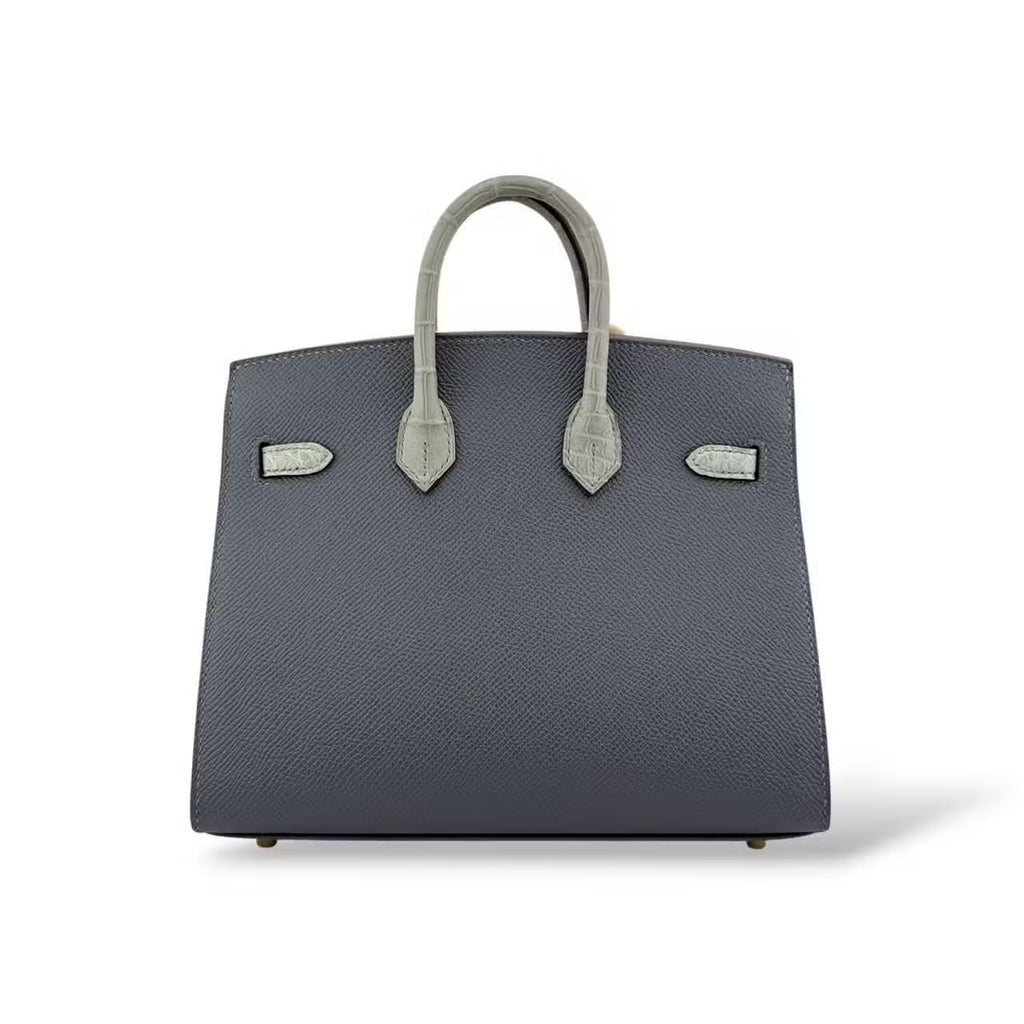 Hermes Birkin 20 Faubourg Gris Misty Rainy Days Touch PBHW