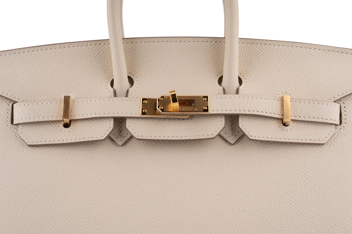 Hermès Birkin 25 Epsom Nata GHW