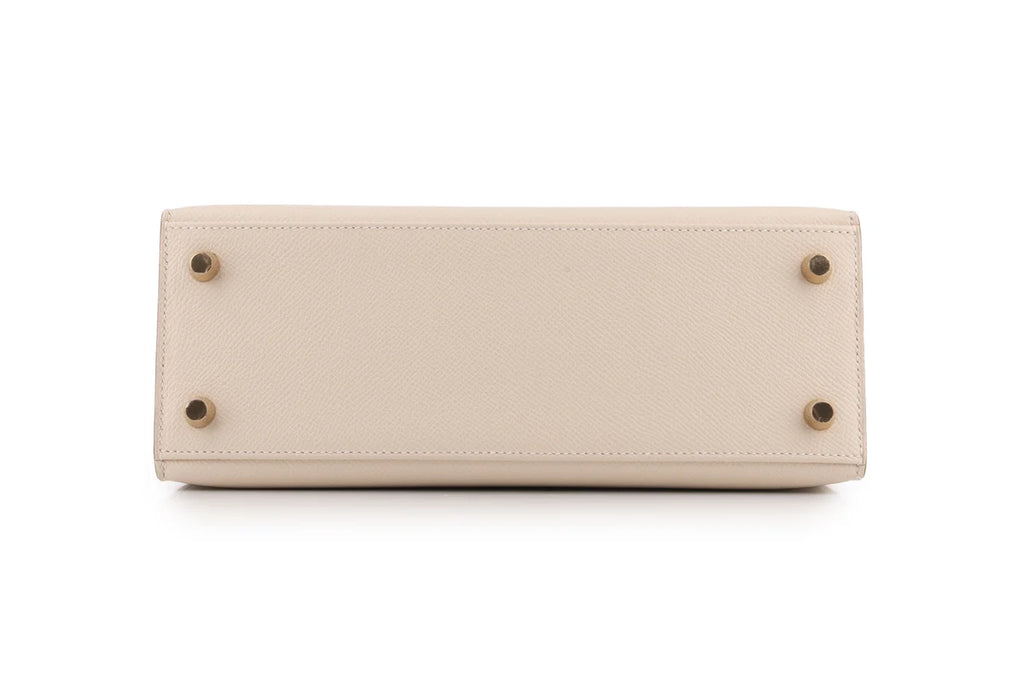 Hermès Kelly 25 Epsom Craie GHW