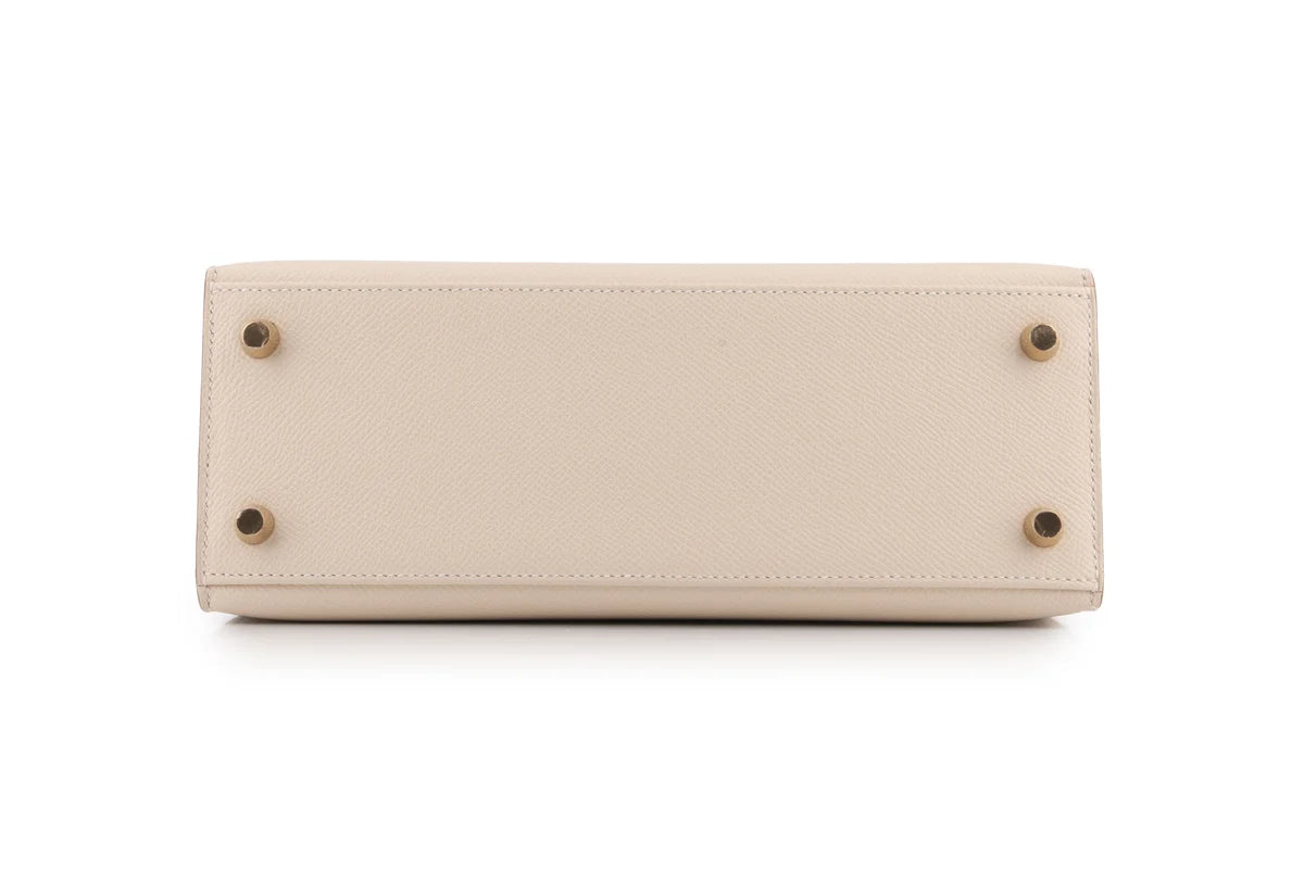 Hermès Kelly 25 Epsom Craie GHW