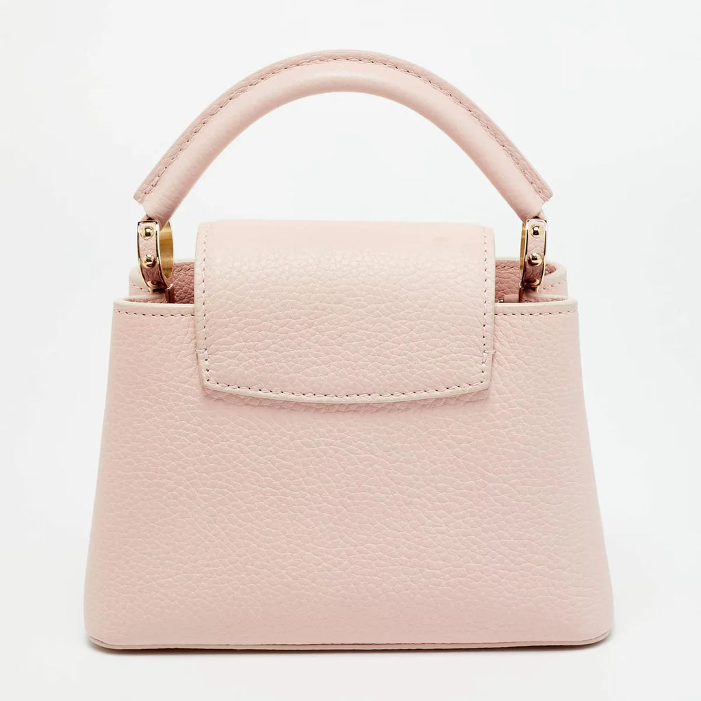 Louis Vuitton Capucines Mini Pink Taurillon Leather Top Handle Bag