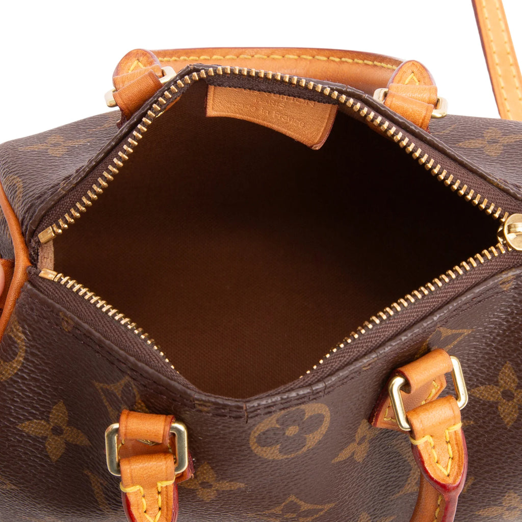 Louis Vuitton Monogram Nano Speedy Bandouliere
