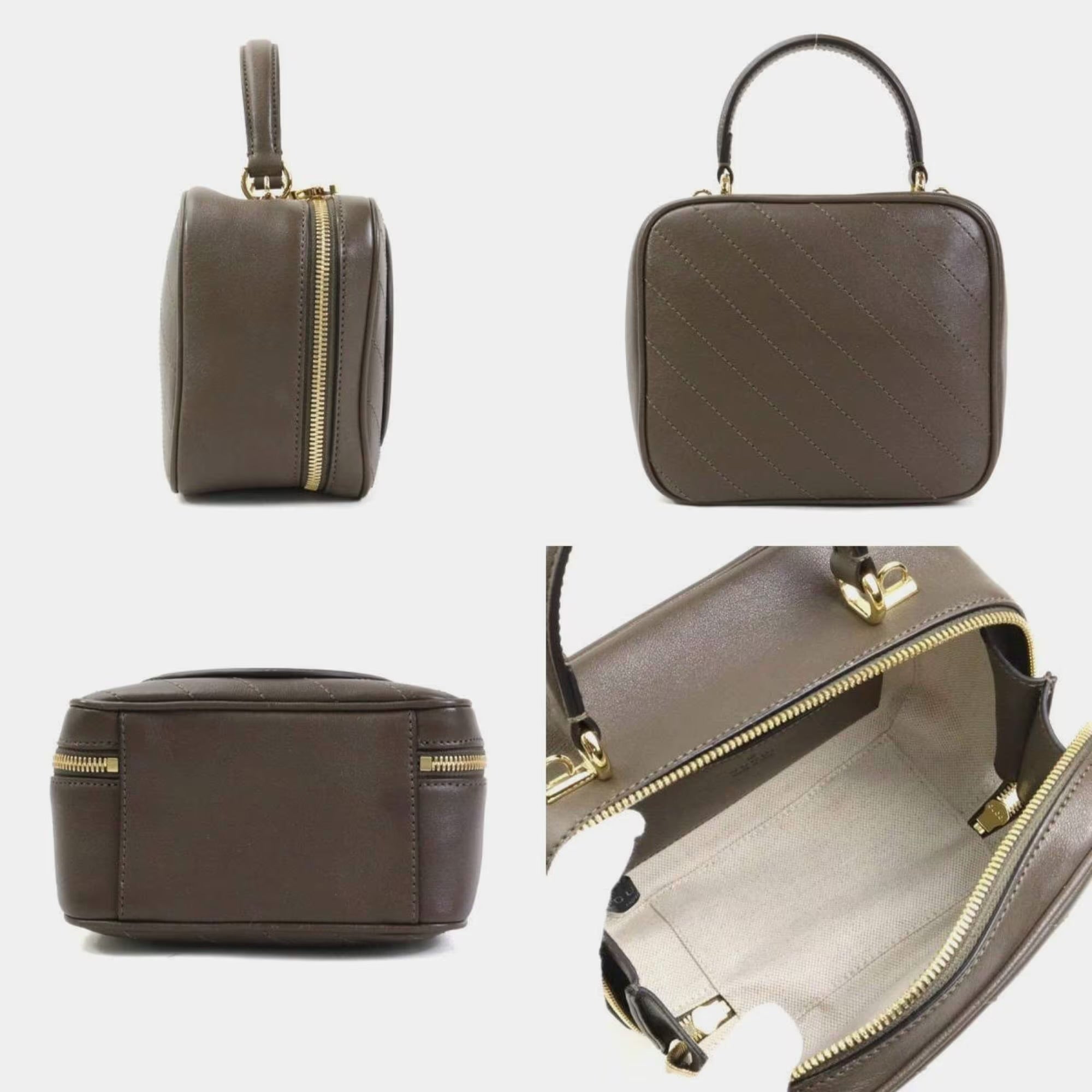 Gucci Blondie Brown Leather Shoulder Bag