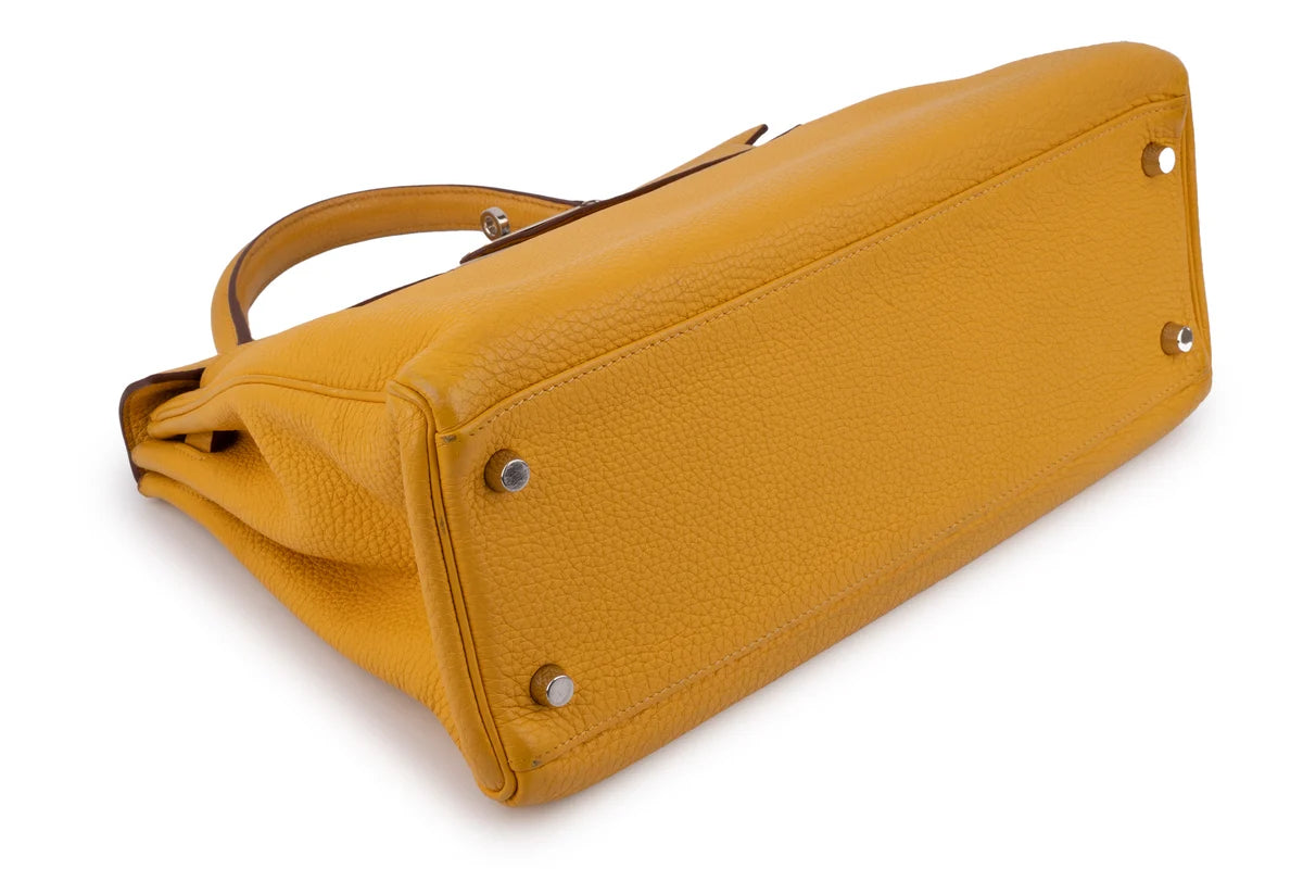 Hermès Kelly 32 Togo Soleil PHW