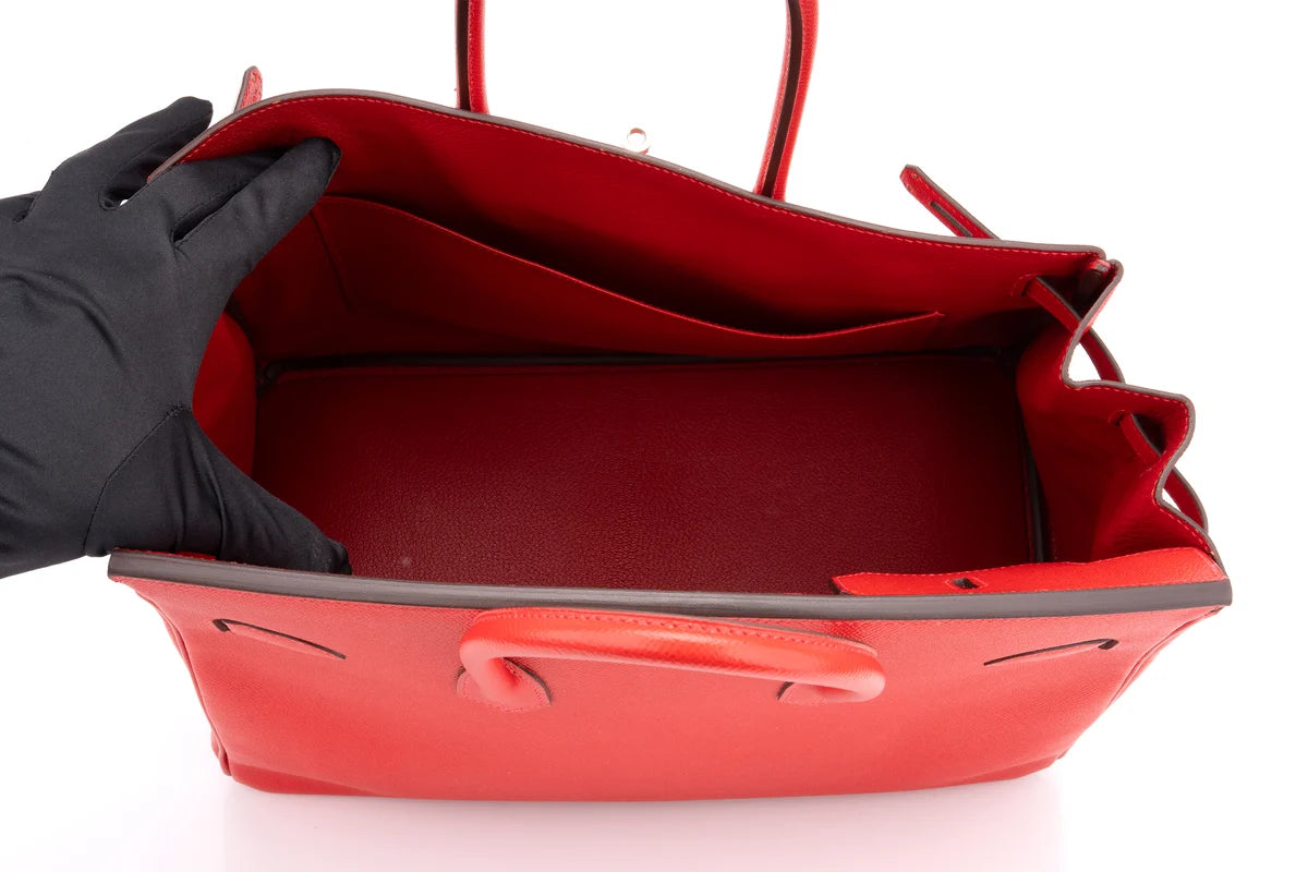 Hermès Birkin 35 Epsom Rouge Casaque PHW