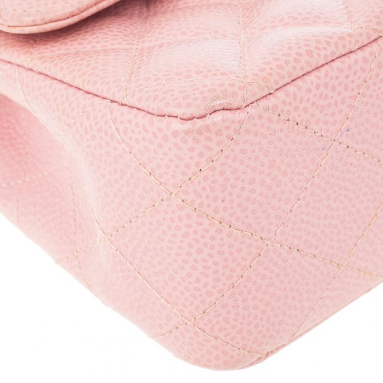 Chanel Pink Caviar Medium Double Flap Bag