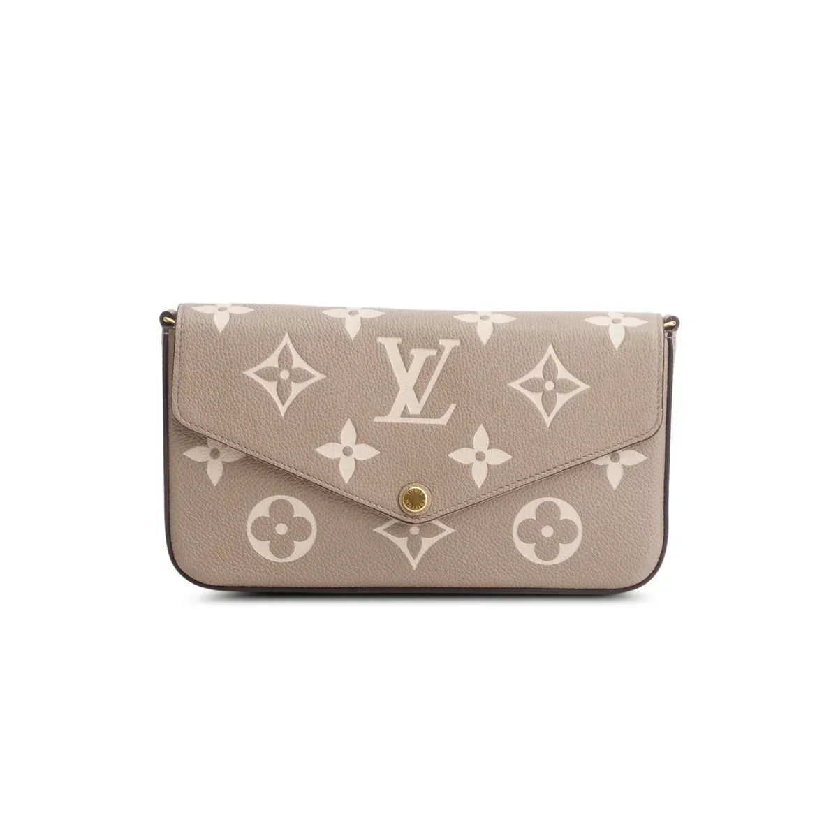 Louis Vuitton Tourterelle Monogram Empreinte Leather Felicie Pochette