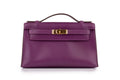Hermès Mini Kelly Pochette Swift Anemone GHW