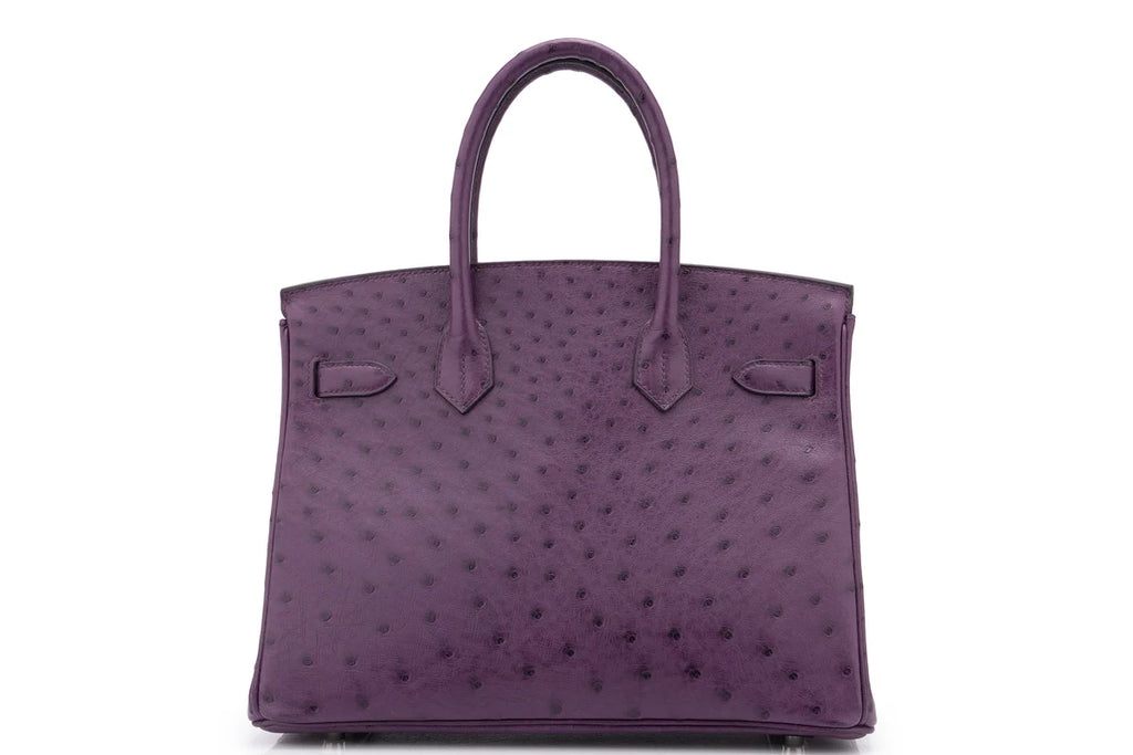 Hermès Birkin 30 Ostrich Violine PHW