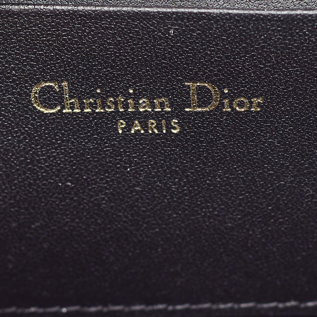 Dior Saddle Rodeo Black Leather Pouch Bag