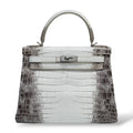 Hermes Kelly 28 Himalaya Crocodile Niloticus PHW