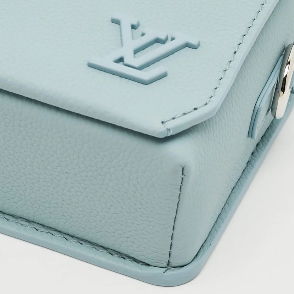 Louis Vuitton Fastline Blue Aerogram Leather Wearable Wallet Bag