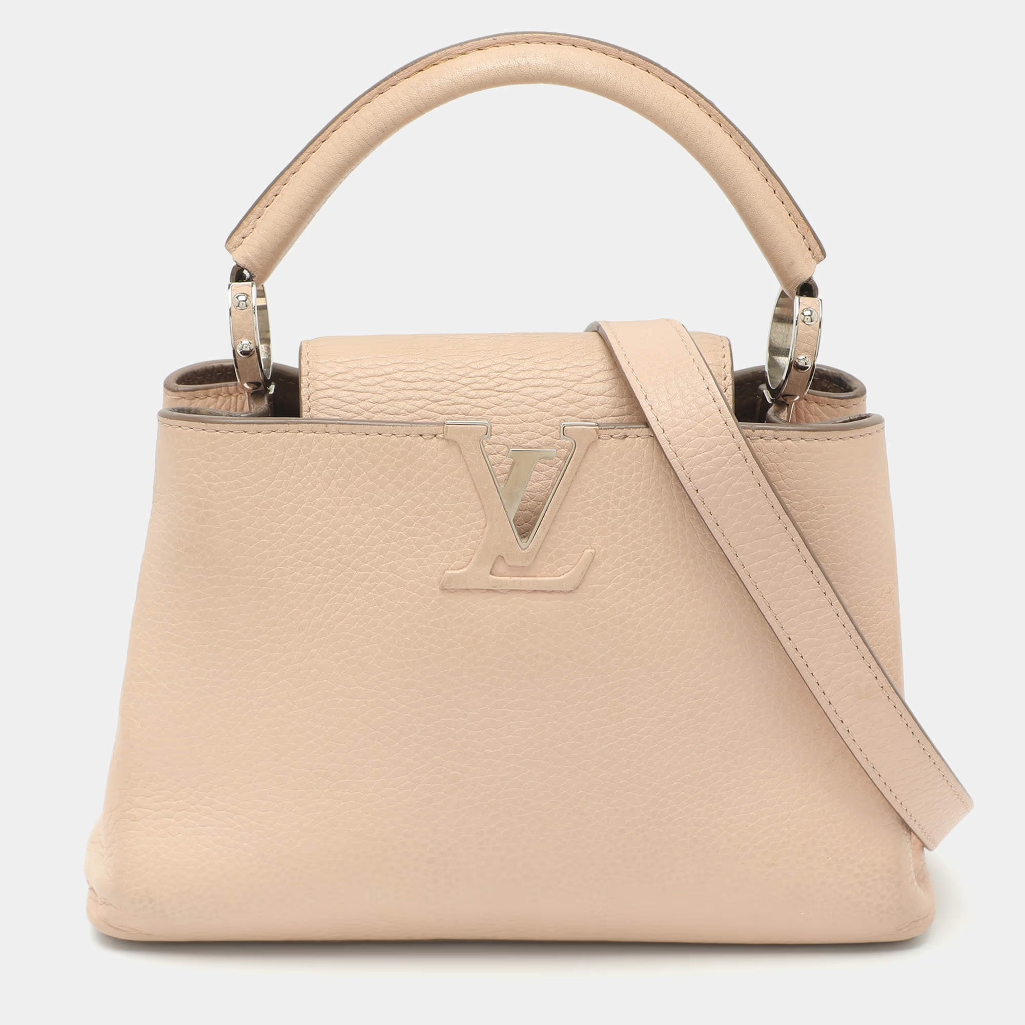 Louis Vuitton Capucines BB Pink Taurillon Leather Bag