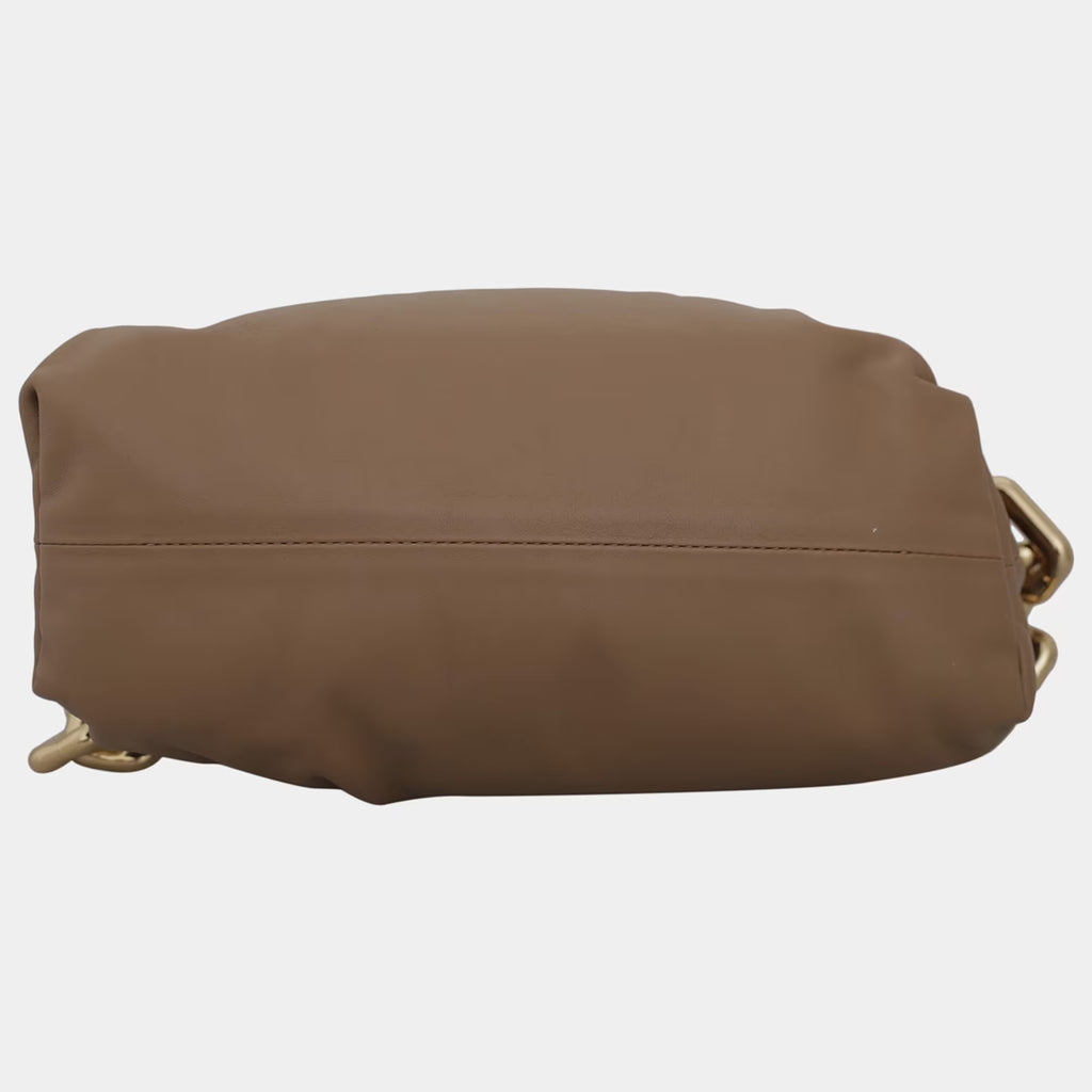 Bottega Veneta The Pouch One Size Brown Leather Shoulder Bag
