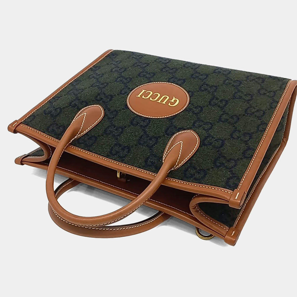 Gucci Multicolor Leather Tote and Shoulder Bag