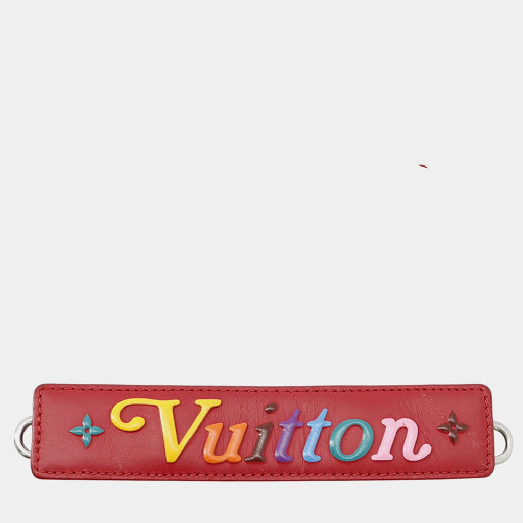 Louis Vuitton New Wave Chain Bag Red Leather Size Pm