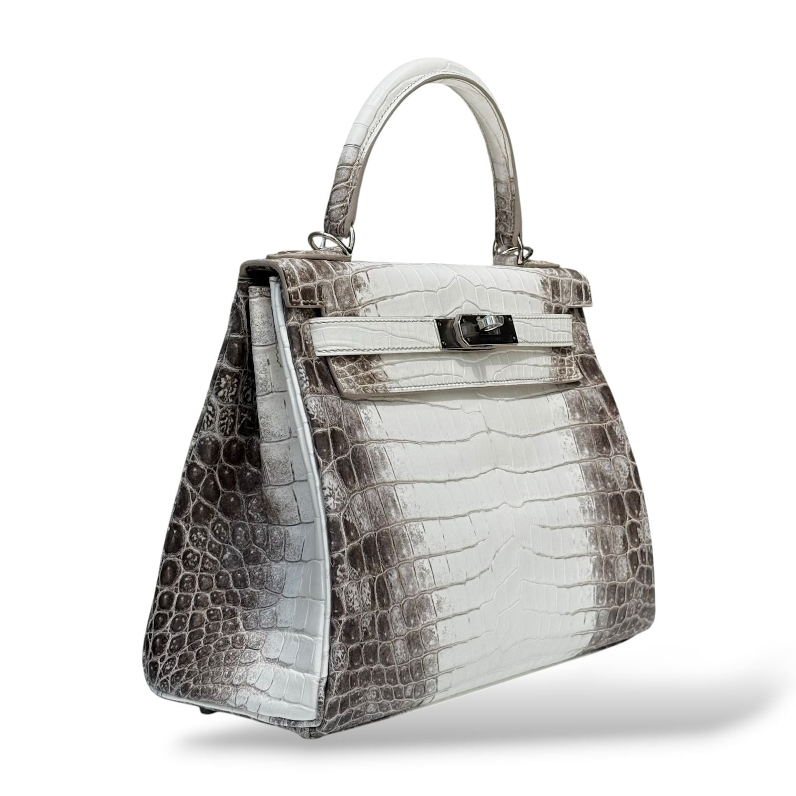 Hermes Kelly 28 Himalaya Crocodile Niloticus PHW