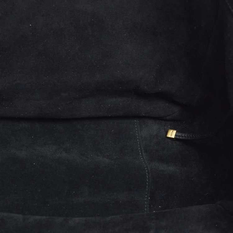Saint Laurent LE 5 À 7 Bea Brown Leopard Print Calf Hair Tote