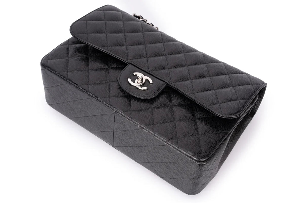 Chanel Jumbo Classic Flap Caviar Black SHW